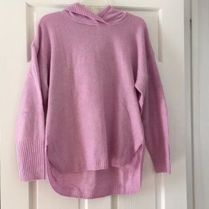 High-low Lavender Gap Hoodie